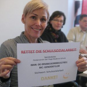 Spendenaufruf für Schulsozialarbeit
