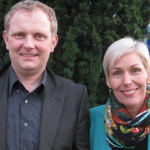 Bürgermeister Rainer Schreiber und Bettina Müller