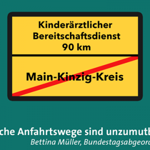 Fast 90 Kilometer Anfahrtsweg sind unzumutbar