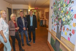 Im Gespräch: MdB Bettina  Müller, Uwe Brömmer, Stephanie Kaprol und Dieter Bien