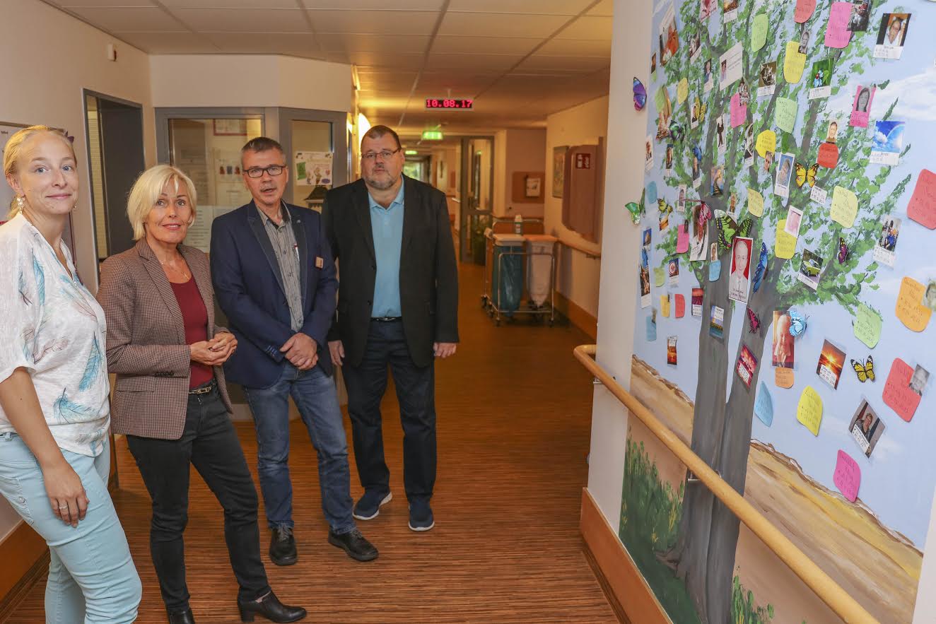 Im Gespräch: MdB Bettina  Müller, Uwe Brömmer, Stephanie Kaprol und Dieter Bien